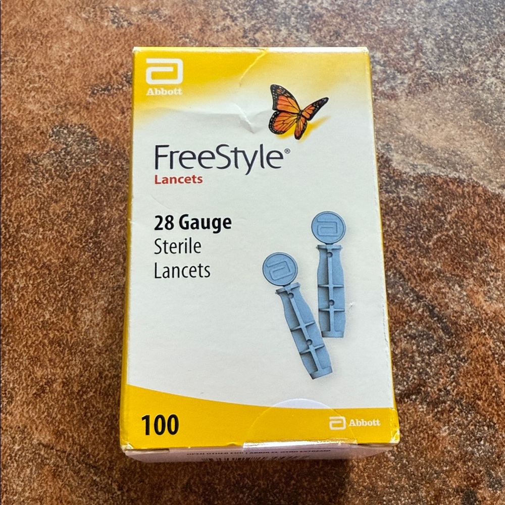 Freestyle Yellow and Blue Lancets